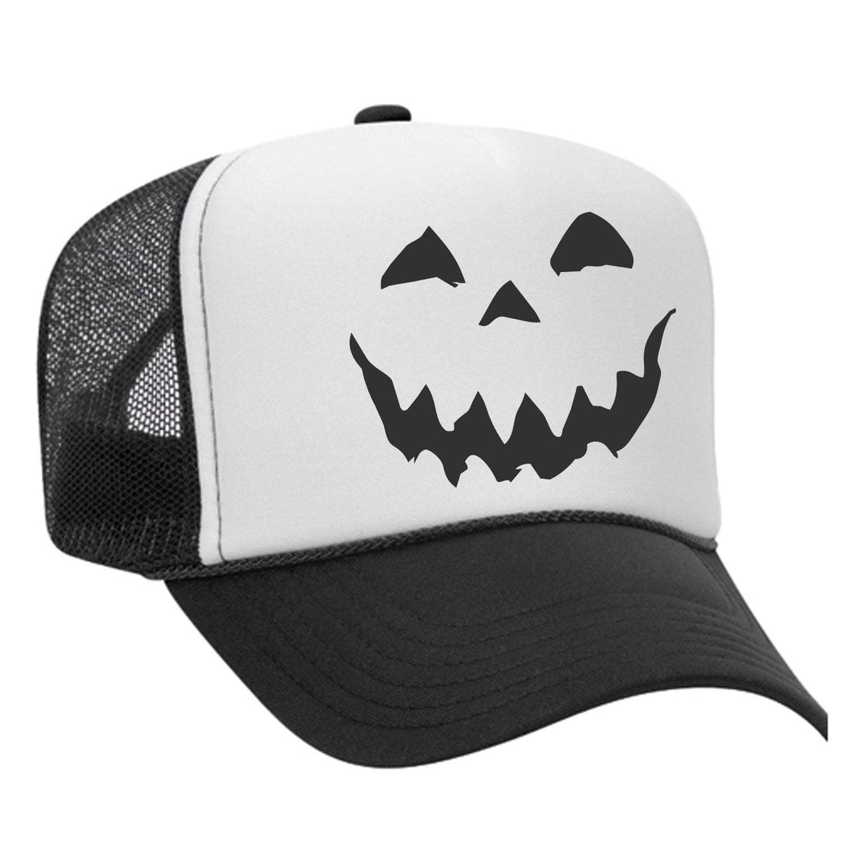 Jack-O Foam Trucker Hat - Black / White