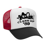 Class Of '89 Foam Trucker Hat - Black / White / Red