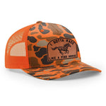 I Gotta Race Like A Piss Horse Classic Trucker Hat - Blaze