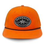 Redneck Mother Flat Bill Rope Leather Patch Hat