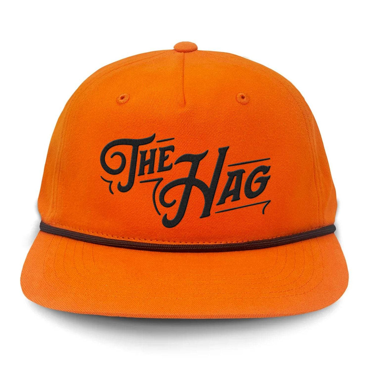 The Hag Embroidered Rope Hat - Blaze