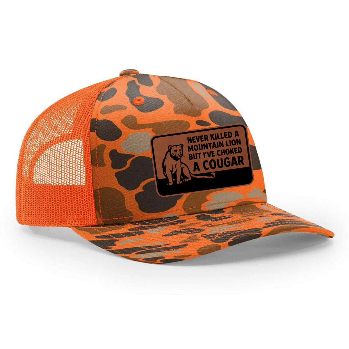 Choked A Cougar Classic Trucker Hat
