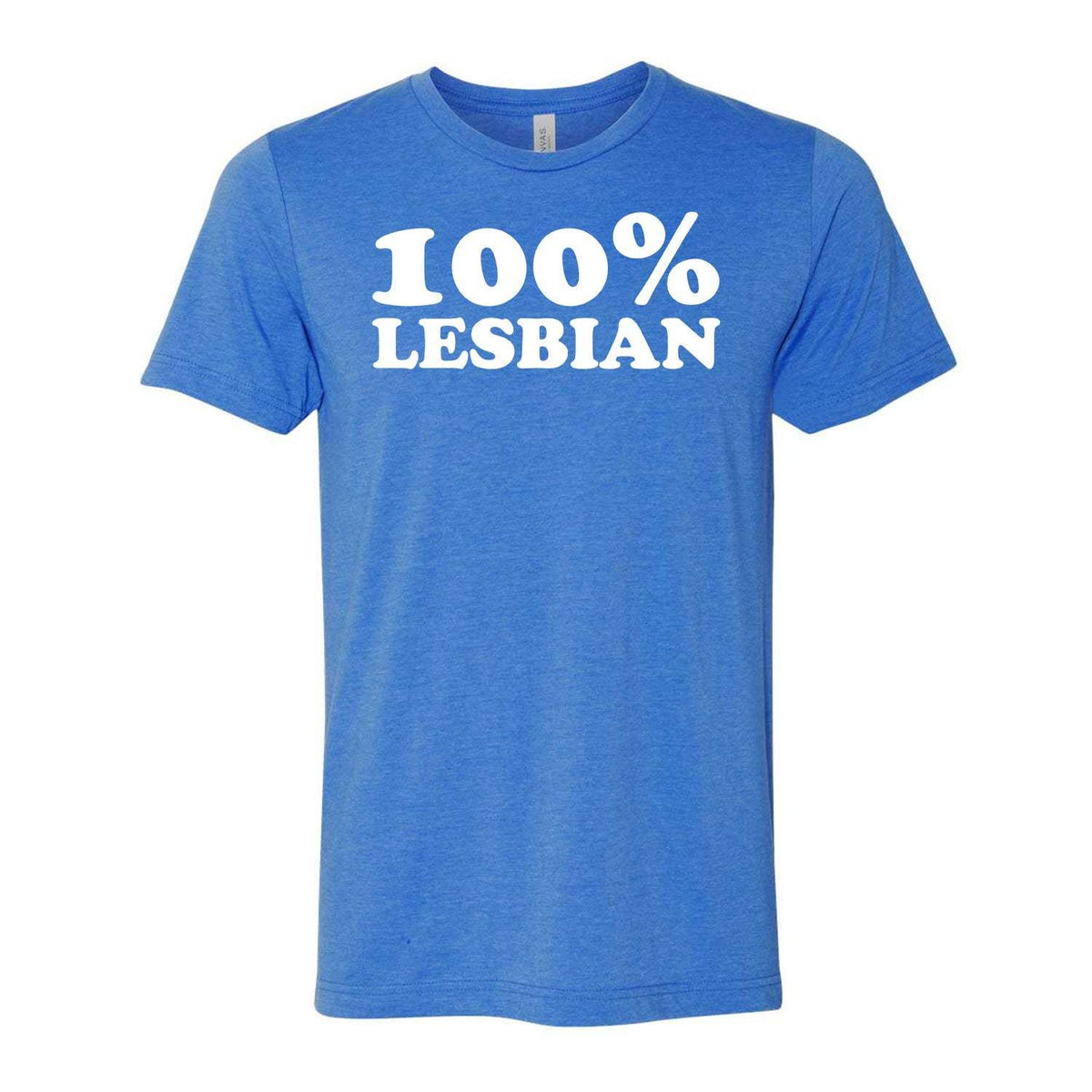 100% Lesbian Tee - Blue