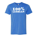 100% Lesbian Tee - Blue