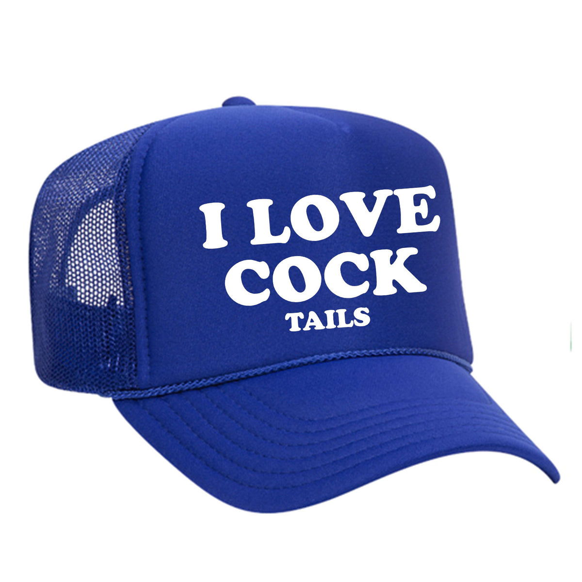 I Love Cock Tails Foam Trucker Hat