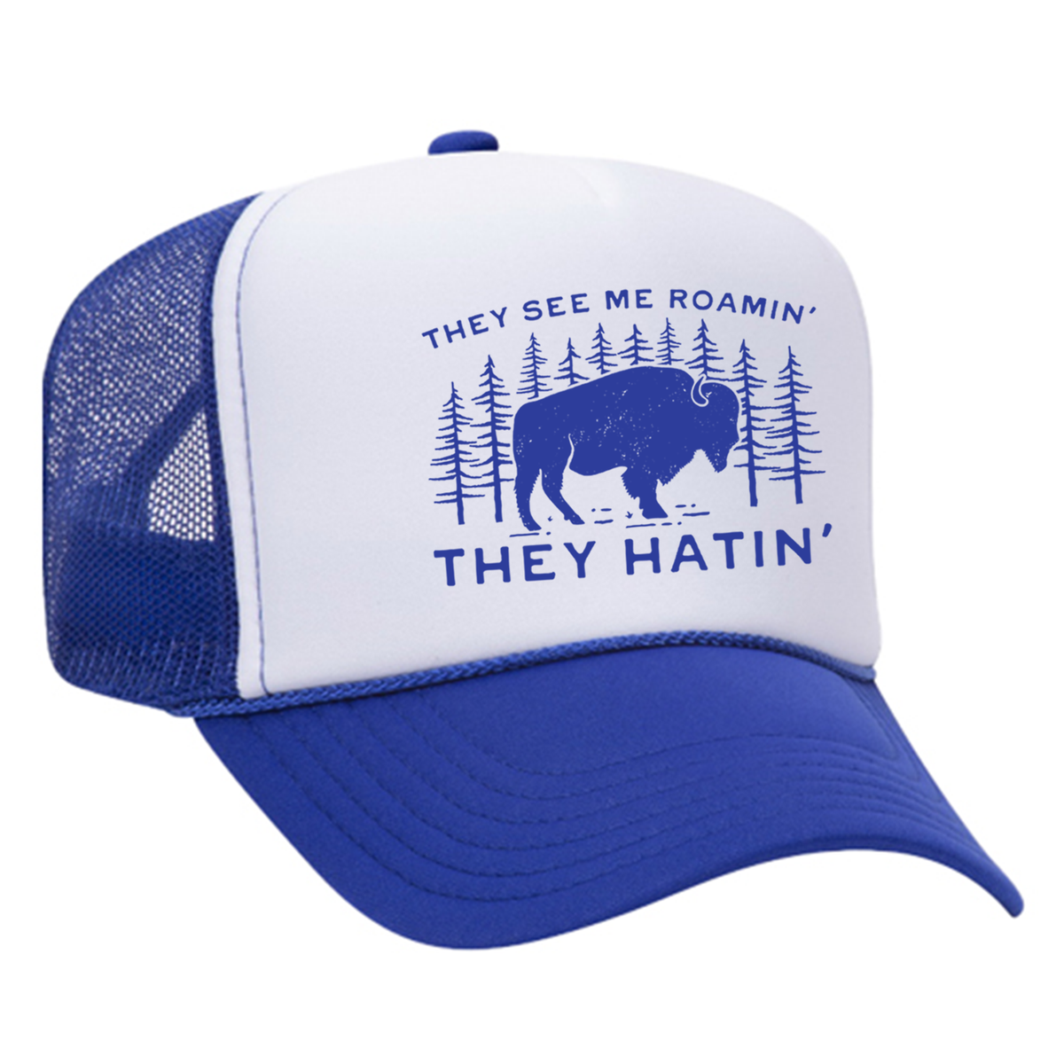 They See Me Roamin' Foam Trucker Hat