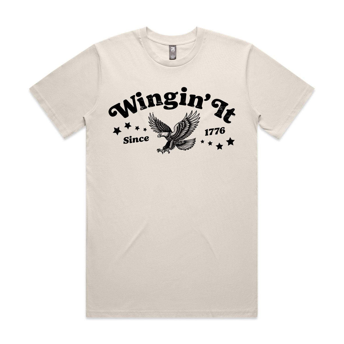 Wingin' It Premium Tee - Bone