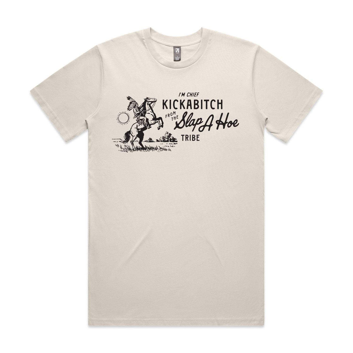Chief Kickabitch Premium Tee - Bone