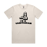 I'm A Vagitarian Premium Tee - Bone
