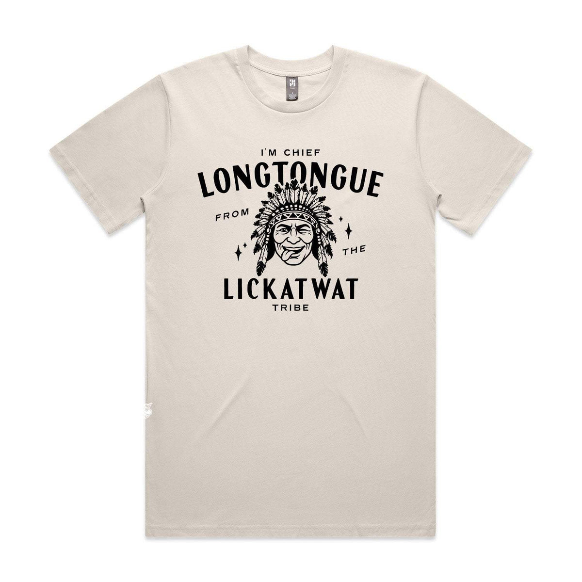 Chief Longtongue Premium Tee - Bone