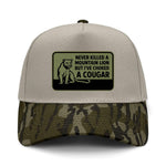 Choked A Cougar 5-Panel Hybrid Camo Hat - Bottomland