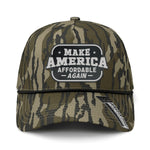 Make America Affordable Again Performance Leather Patch Hat - Bottomland