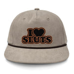 I Love Sluts Flat Bill Rope