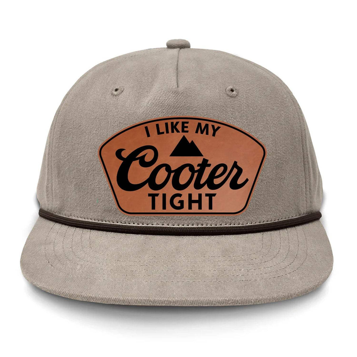 Cooter Tight Flat Bill Rope Hat - Boudin