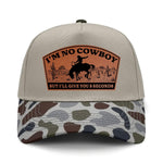 I'm No Cowboy Hybrid Camo Hat - Brackish