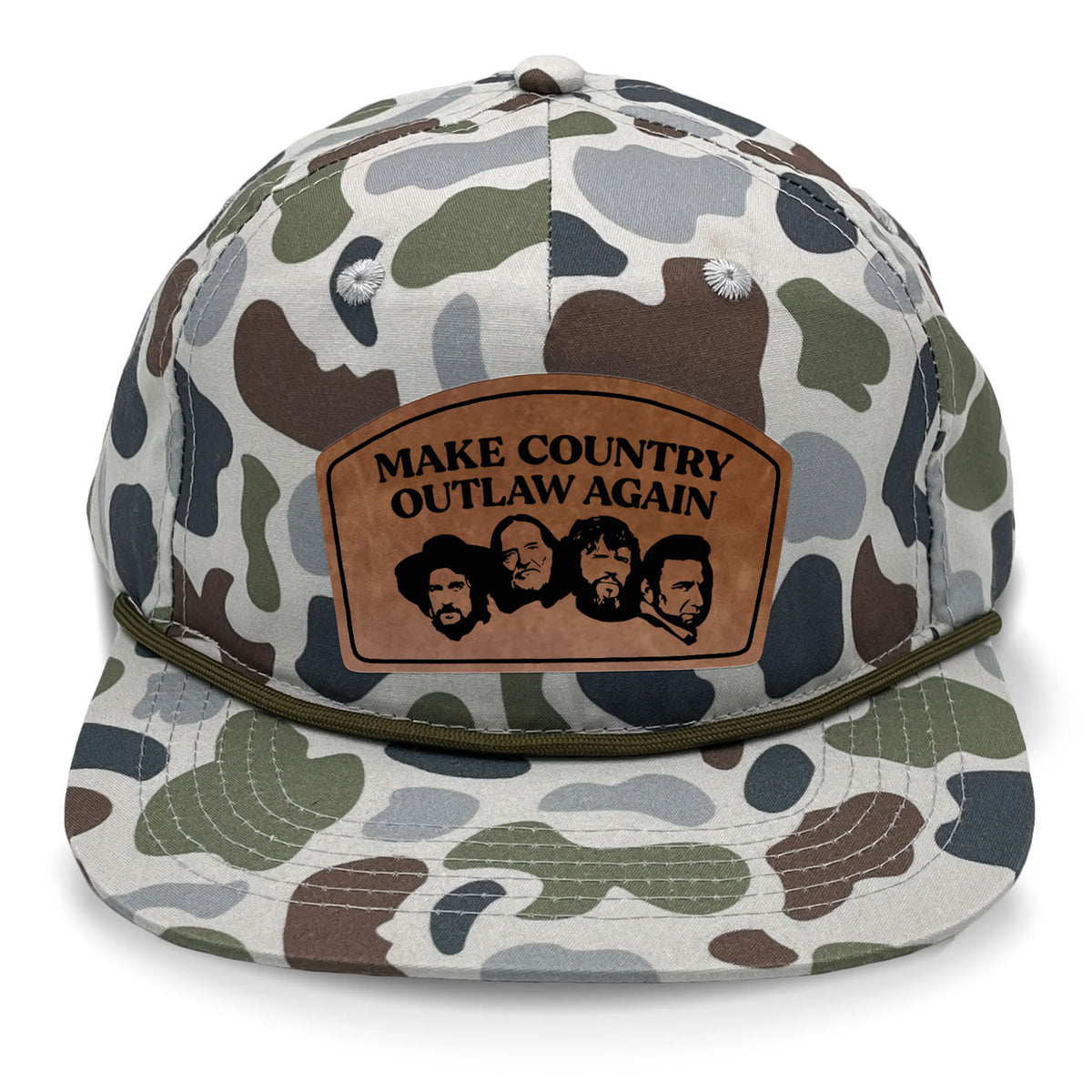 Make Country Outlaw Again Flat Bill Rope