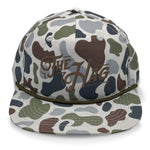 The Hag Embroidered Rope Hat - Brackish
