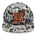 Chief Pokalotatwat Flat Bill Rope Leather Patch Hat - Brackish
