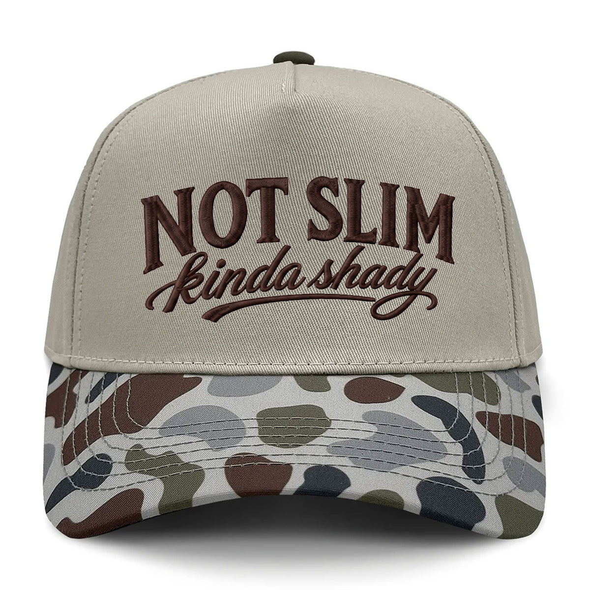 Not Slim Kinda Shady Embroidered Hat