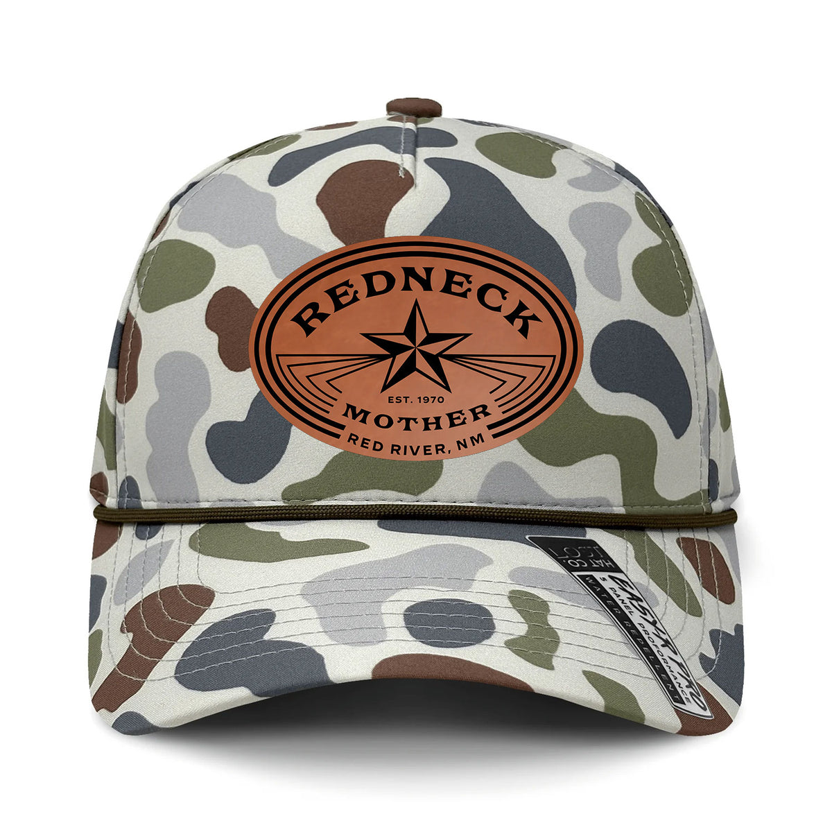 Redneck Mother Performance Leather Patch Hat