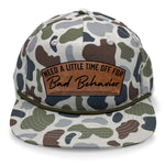 Need A Little Time Off For Bad Behavior Flat Bill Rope - Brackish