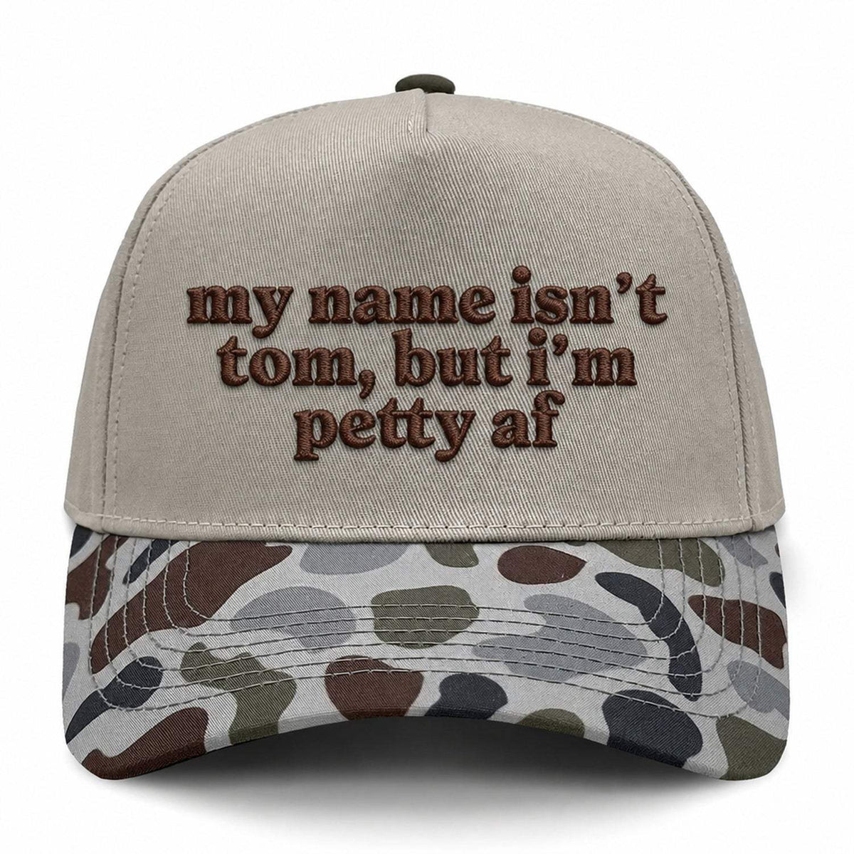 My Name Isn't Tom Embroidered Hat - Brackish