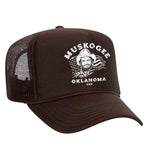 Haggard Old Flag Foam Trucker Hat - Brown