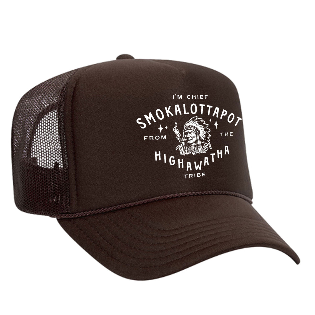 Chief Smokalottapot Foam Trucker Hat