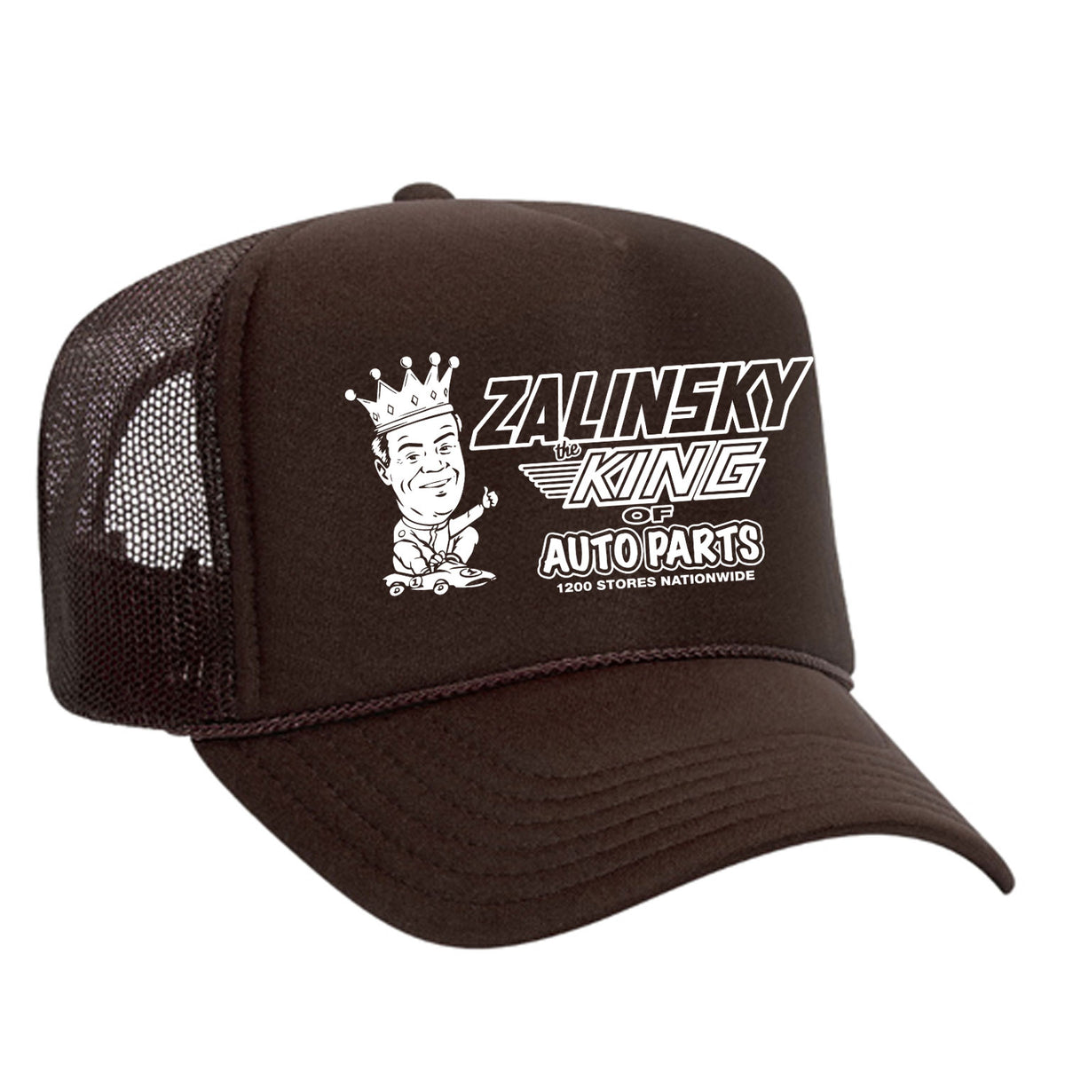 Zalinsky The King Of Auto Parts Foam Trucker Hat