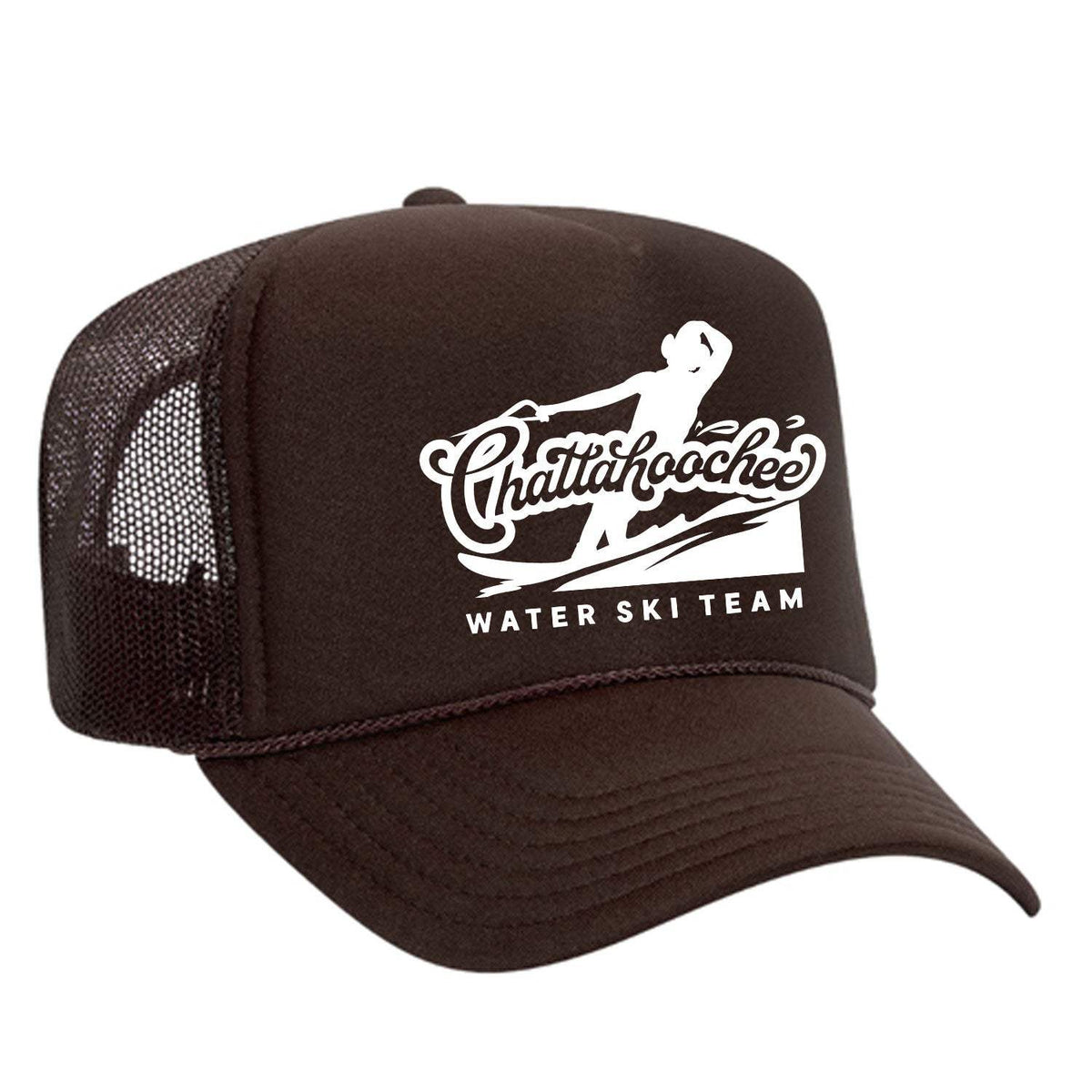 Chattahoochee Ski Team Foam Trucker Hat - Brown