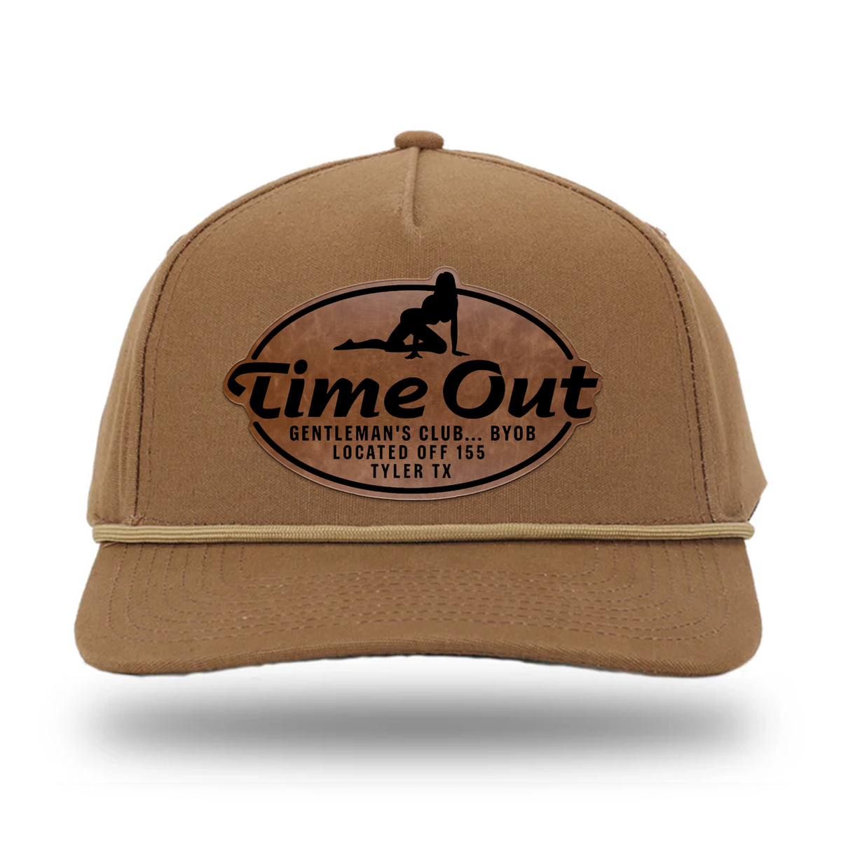 Time Out Gentleman's Club Leather Patch Hat