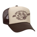Hank Whitley Foam Trucker Hat - Brown / Tan