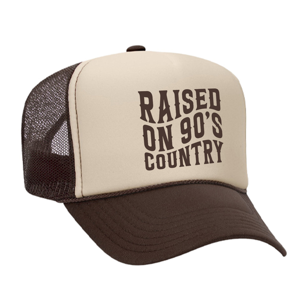 Raised On 90s Country Foam Trucker Hat