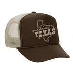 Choosin' Texas Foam Trucker Hat - Brown / Tan