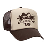 Class Of '89 Foam Trucker Hat - Brown / Tan