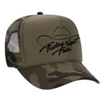 Friday Night Fever Foam Trucker Hat - Camo / Dark Green