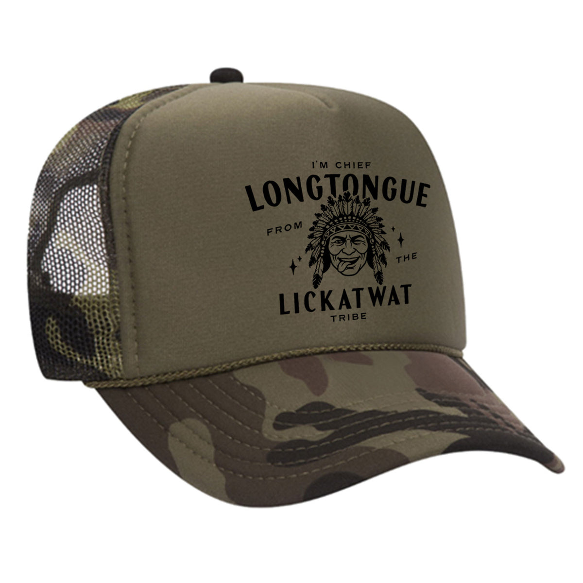 Chief Longtongue Foam Trucker Hat
