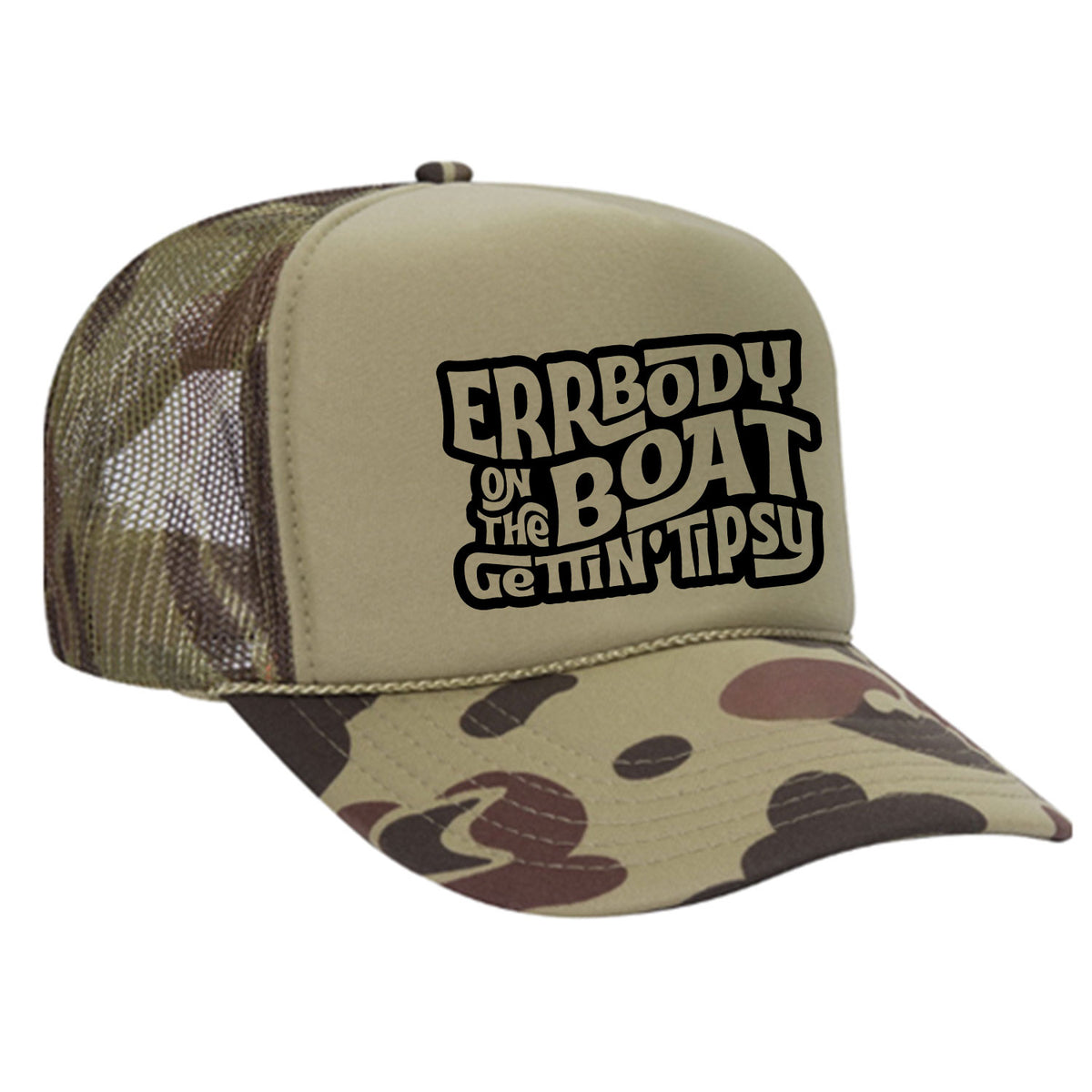 Errbody On The Boat Gettin' Tipsy Foam Trucker Hat