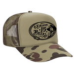 I Drank 15 Beers Foam Trucker Hat - Camo / Light Green
