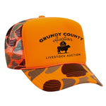 Grundy County Auction Foam Trucker Hat