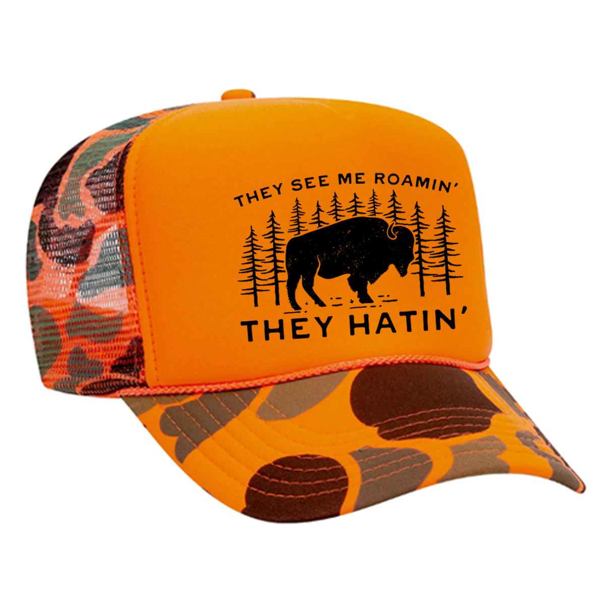They See Me Roamin' Foam Trucker Hat