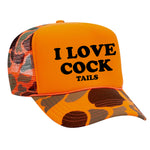 I Love Cock Tails Foam Trucker Hat