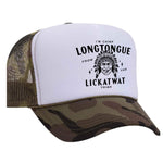 Chief Longtongue Foam Trucker Hat - Camo / White