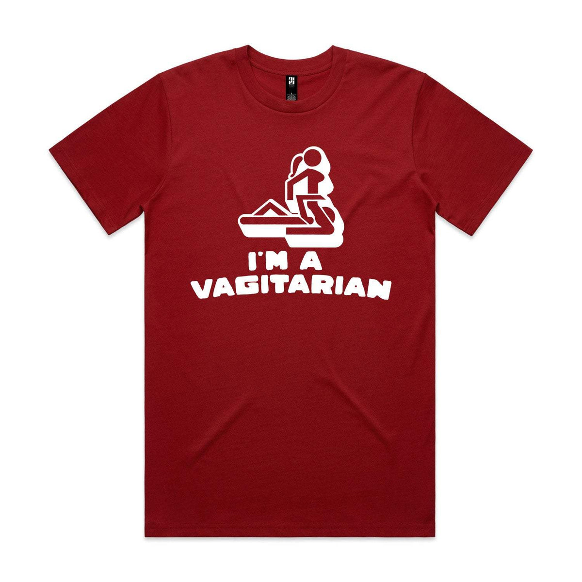 I'm A Vagitarian Premium Tee - Cardinal
