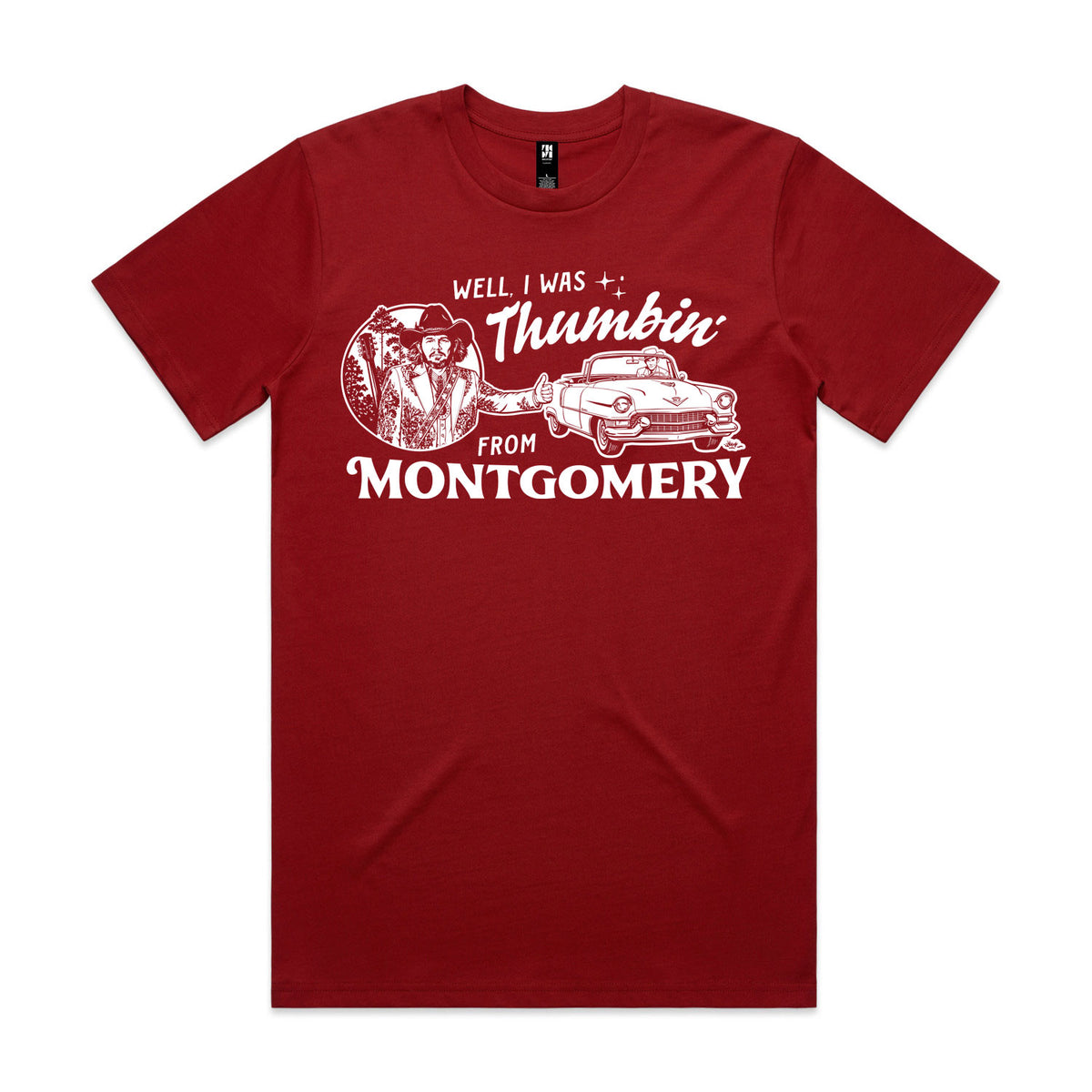 Thumbin' From Montgomery Premium Tee
