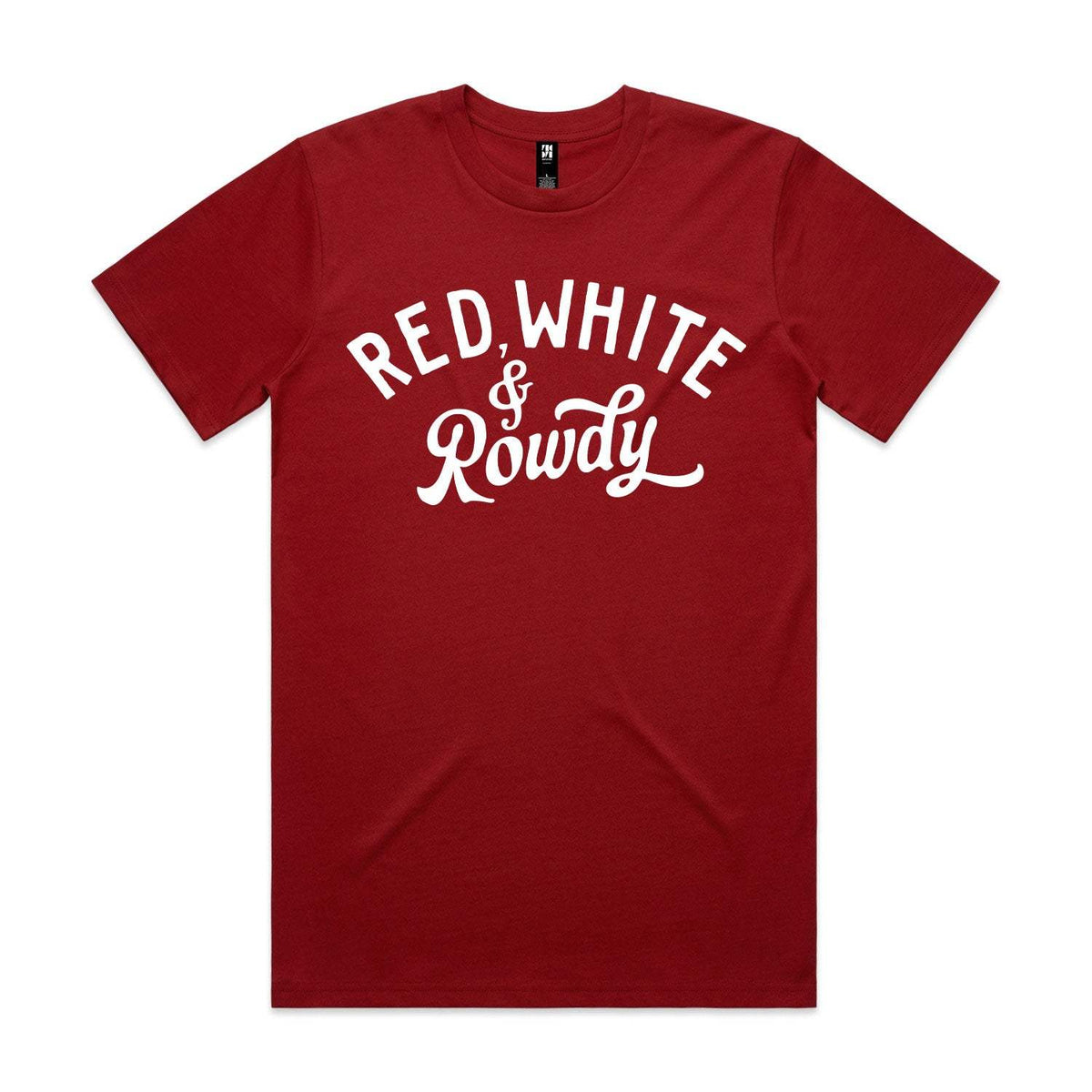 Red, White, & Rowdy Premium Tee - Cardinal