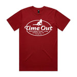Time Out Gentleman's Club Premium Tee - Cardinal