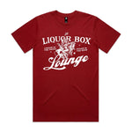The Liquor Box Lounge Premium Tee - Cardinal
