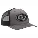 I Drank 15 Beers Leather Patch Hat - Charcoal / Black