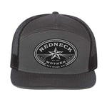 Redneck Mother 7 Panel Hat - Charcoal / Black